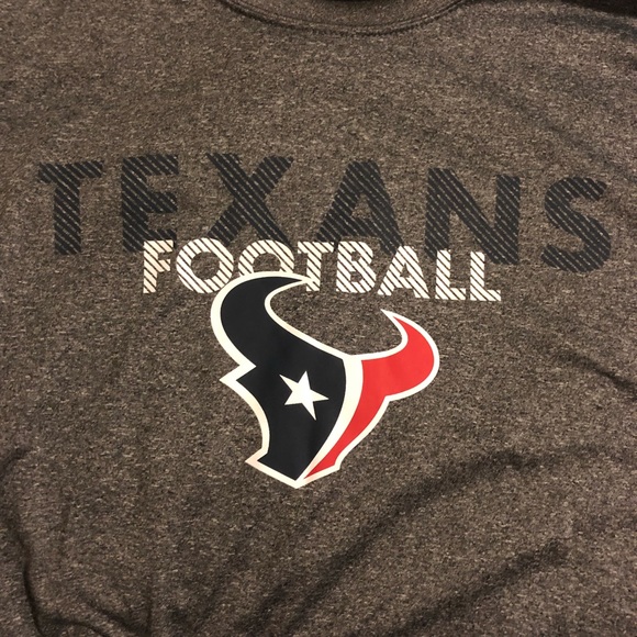 TEXANS FOOTBALL LONG SLEEVE FOOTBALL T SHIRT - Picture 2 of 5